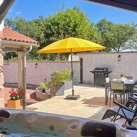 De Charme Avec Spa, Terrasse, Cheminee Et Cour, Ideal Pour Un Sejour Zen A - Fr-1-496-320 Prázdninový dům